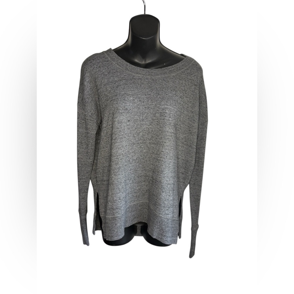 Athleta Crewneck sweatshirt women's size M Heather Gray preloved